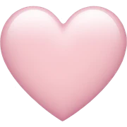 light pink heart  sticker