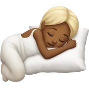 Girl sleeping on a pillow  sticker