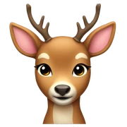 Cute deer sticker