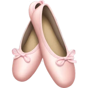 Pale pink ballet shoes sticker
