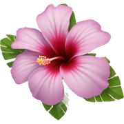 Hibiskus flower sticker