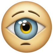 Eye roll sticker