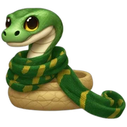 Snake wearing scarf hogwarts sticker