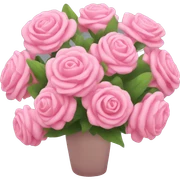 pink bouquet sticker