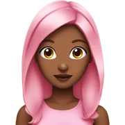 girl wearing pink with bunny ears - playboy bunnies sticker