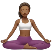 yoga girl sticker