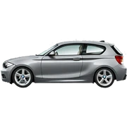 bmw 1 series 2005 grey sticker