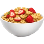 Cereal with strawberries in it sticker