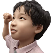realistic portrait of girl sticker