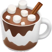Hot chocolate with marshmallows  sticker
