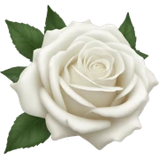 Aesthetic white roses sticker