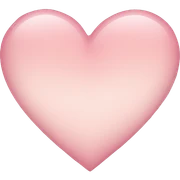 Light pink heart sticker