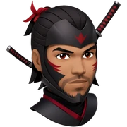 Shadow Samurai sticker
