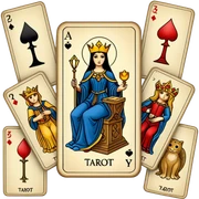 tarot cards sticker