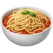 Spaghetti sauce blanche sticker