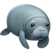 Manatee sticker