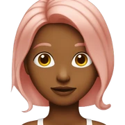 red hair girl  sticker