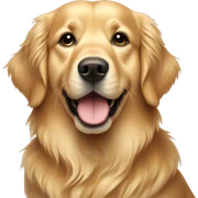 Golden retriever  sticker