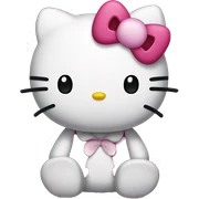 Sad hello kitty sticker