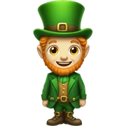 little leprechaun   sticker