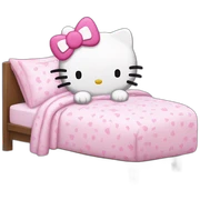 Hello kitty sleep sticker