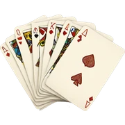playing cards sticker