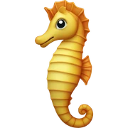 sea horse sticker
