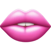 Pink lips sticker