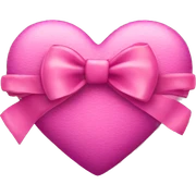 Heart with a bow sticker