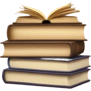 book stack sticker