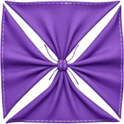 Purple bandana sticker