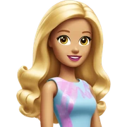 Barbie logo sticker