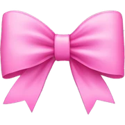 pink bow  sticker