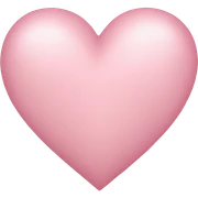 Light pink heart sticker