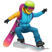 Snowboard sticker