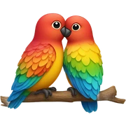 Love birds  sticker