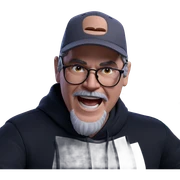 parody of a stylish guy sticker