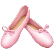 Pink ballet shoes sticker
