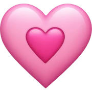 pink heart  sticker
