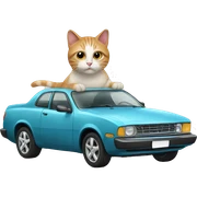 car cat sticker