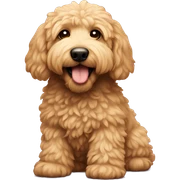 Golden doodle miniature sticker