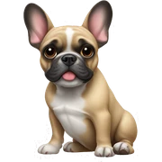 French bulldog  sticker