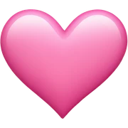 Pink heart  sticker
