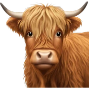 Highland Cow sticker