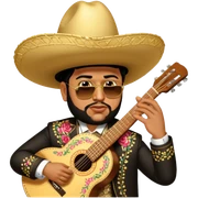Mariachi Guitarist sticker