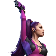 widowmaker portrait with weapon sticker