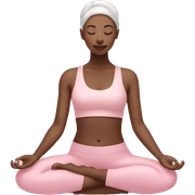 Pastel pink yoga sticker