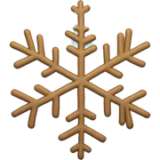 Snowflake sticker