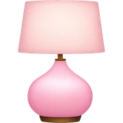 Soft pink lamp sticker
