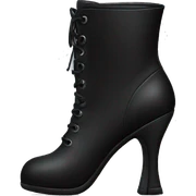 black high heel boot sticker